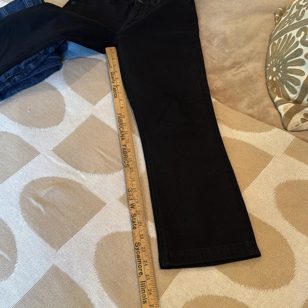J. Crew Black Cropped Bootcut Jeans